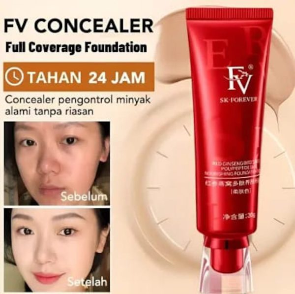 Red Diamond Fv Foundation, Oil Absorb Liquid Foundation
